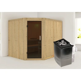 Sauna »Haapsalu«, inkl. 9 kW Saunaofen mit integrierter Steuerung, für 4 Personen
