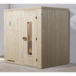 Sauna »Halmstad 1«, ohne Ofen, BxHxT: 194 x 199 x 144 cm