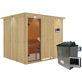 Sauna »Jöhvi«, inkl. 9 kW Saunaofen mit externer Steuerung, für 4 Personen