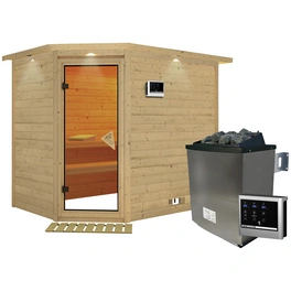 Sauna »Kärdla«, inkl. 9 kW Saunaofen mit externer Steuerung, für 4 Personen