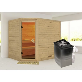 Sauna »Kärdla«, inkl. 9 kW Saunaofen mit integrierter Steuerung, für 4 Personen
