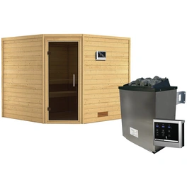 Sauna »Leona«, inkl. 9 kW Saunaofen mit externer Steuerung, für 4 Personen