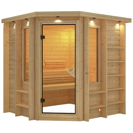 Sauna »Libau«, für 3 Personen, ohne Ofen