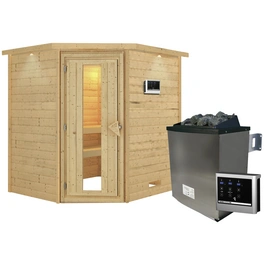 Sauna »Mia«, inkl. 9 kW Saunaofen mit externer Steuerung, für 3 Personen