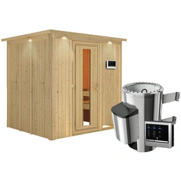 Sauna »Olai«, inkl. 3.6 kW Saunaofen mit externer Steuerung, für 3 Personen