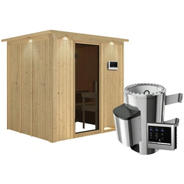 Sauna »Olai«, inkl. 3.6 kW Saunaofen mit externer Steuerung, für 3 Personen