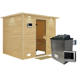Sauna »Paldiski«, inkl. 9 kW Saunaofen mit externer Steuerung, für 4 Personen