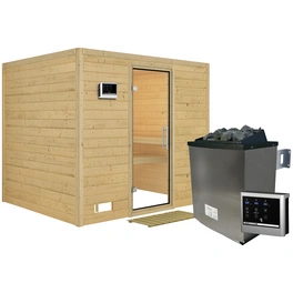 Sauna »Paldiski«, inkl. 9 kW Saunaofen mit externer Steuerung, für 4 Personen