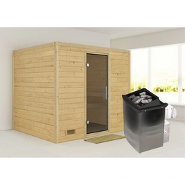 Sauna »Paldiski«, inkl. 9 kW Saunaofen mit integrierter Steuerung, für 4 Personen