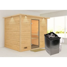 Sauna »Paldiski«, inkl. 9 kW Saunaofen mit integrierter Steuerung, für 4 Personen