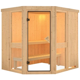Sauna »Pölva 1«, für 3 Personen, ohne Ofen