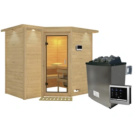 Sauna »Riga 2«, inkl. 9 kW Saunaofen mit externer Steuerung, für 4 Personen