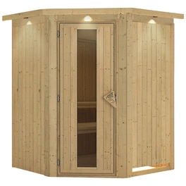 Sauna »Tartu«, für 3 Personen, ohne Ofen