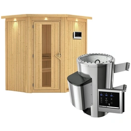 Sauna »Tuckum«, inkl. 3.6 kW Saunaofen mit externer Steuerung, für 3 Personen