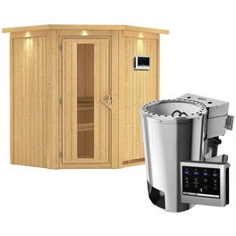 Sauna »Tuckum«, inkl. 3.6 kW Saunaofen mit externer Steuerung, für 3 Personen