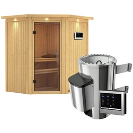 Sauna »Tuckum«, inkl. 3.6 kW Saunaofen mit externer Steuerung, für 3 Personen