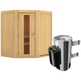Sauna »Tuckum«, inkl. 3.6 kW Saunaofen mit integrierter Steuerung, für 3 Personen