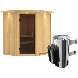 Sauna »Tuckum«, inkl. 3.6 kW Saunaofen mit integrierter Steuerung, für 3 Personen