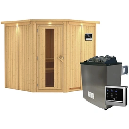 Sauna »Vöru«, inkl. 9 kW Saunaofen mit externer Steuerung, für 4 Personen