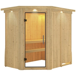 Sauna »Wenden«, für 3 Personen, ohne Ofen