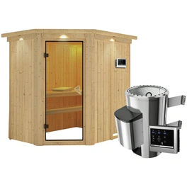 Sauna »Wenden«, inkl. 3.6 kW Saunaofen mit externer Steuerung, für 3 Personen