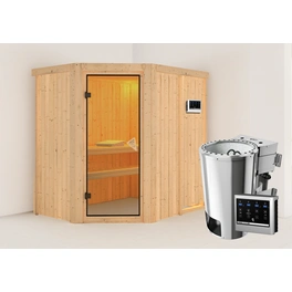 Sauna »Wenden«, inkl. 3.6 kW Saunaofen mit externer Steuerung, für 3 Personen