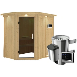 Sauna »Wenden«, inkl. 3.6 kW Saunaofen mit externer Steuerung, für 3 Personen