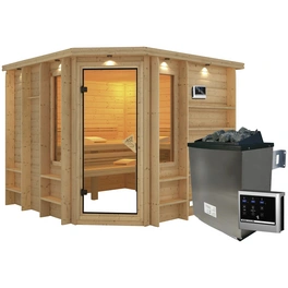 Sauna »Windau«, inkl. 9 kW Saunaofen mit externer Steuerung, für 4 Personen