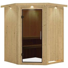 Sauna »Wolmar«, für 3 Personen, ohne Ofen