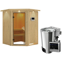 Sauna »Wolmar«, inkl. 3.6 kW Saunaofen mit externer Steuerung, für 3 Personen