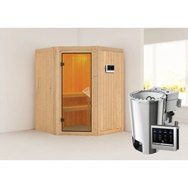 Sauna »Wolmar«, inkl. 3.6 kW Saunaofen mit externer Steuerung, für 3 Personen