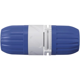 Schlauchkupplung »G015EX«, Länge: 7,5 cm, Kunststoff, weiß/blau