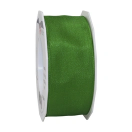 Schleifenband, Polyester, Länge: 2000 cm, grün