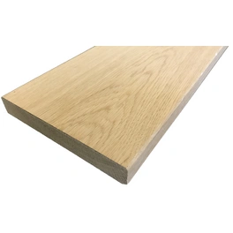 Schnittholz Eiche 4 LK gefast, gehobelt und foliert, (BxLxH): 2800 x 185 x 22 mm