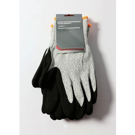Schnittschutzhandschuhe, grau/schwarz/weiß, 40 x 3 Paar