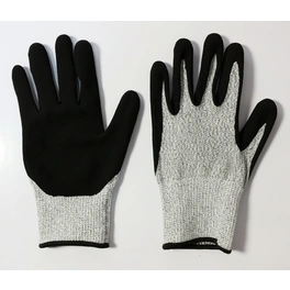Schnittschutzhandschuhe, grau/schwarz/weiß, 40 x 3 Paar