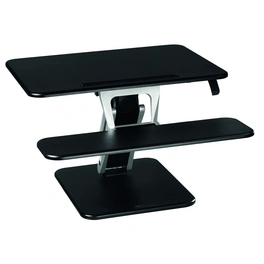 Schreibtischaufsatz, Höhe: 23 cm, schwarz, Kunststoff