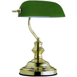 Tischleuchte »ANTIQUE«, Höhe: 36 cm, 60 W, Metall glänzend, grün