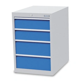 Schubladenschrank »«, BxHxT: 55,5 x 81,9 x 73,6 cm, grau/blau