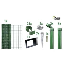 Set Fix-Clip Pro® »Fix-Clip Pro«, BxH: 1000 x 125 cm, Stahl, grün
