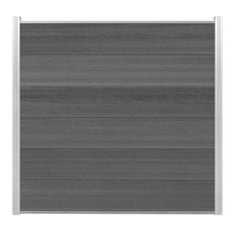 Sichtschutzzaun »Cora Line«, Anschlussset inkl. 1 Pfosten, BxH: 185 x 180 cm, WPC/Aluminium