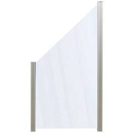 Sichtschutzzaun, Glas, HxL: 180 x 90 cm cm
