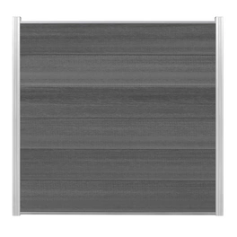 Sichtschutzzaun-Komplettset »Cora Line«, BxH: 190 x 180 cm, WPC/Aluminium