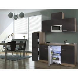 Singleküche »KB180ESGMI«, mit E-Geräten, Gesamtbreite: 180 cm