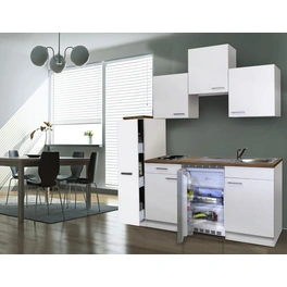 Singleküche »KB180WS«, mit E-Geräten, Gesamtbreite: 180 cm