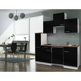 Singleküche »KB180WS«, mit E-Geräten, Gesamtbreite: 180 cm