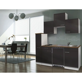 Singleküche »KB180WWC«, mit E-Geräten, Gesamtbreite: 180 cm