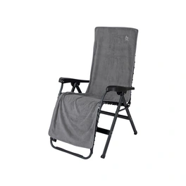 Sitzbezug, BxL: 58 x 180 cm, Baumwolle, grau
