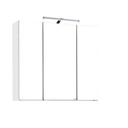 Spiegelschrank »Bologna«, Höhe: 64 cm, Tiefe: 20 cm, weiß