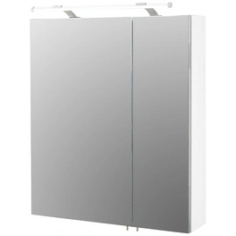 Spiegelschrank »Dorina«, BxHxT: 60 x x 15,8 cm, 2-türig, weiß